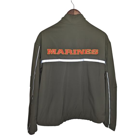 United States Marine Corp. Olive Track Running Suit JACKET S PANTS M /SHORT - Picture 5 of 9